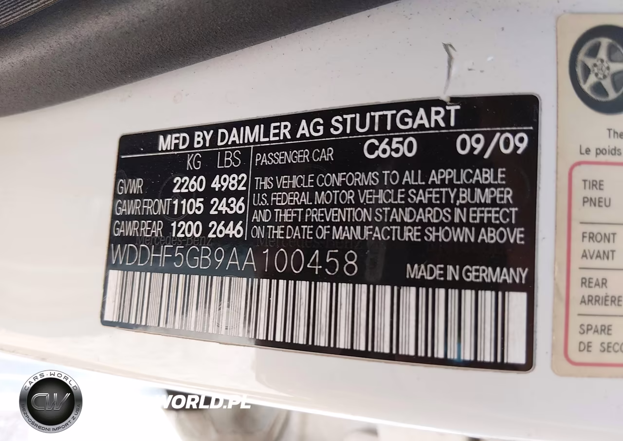 2010 Mercedes-Benz E 350 VIN:WDDHF5GB9AA100458 - 8