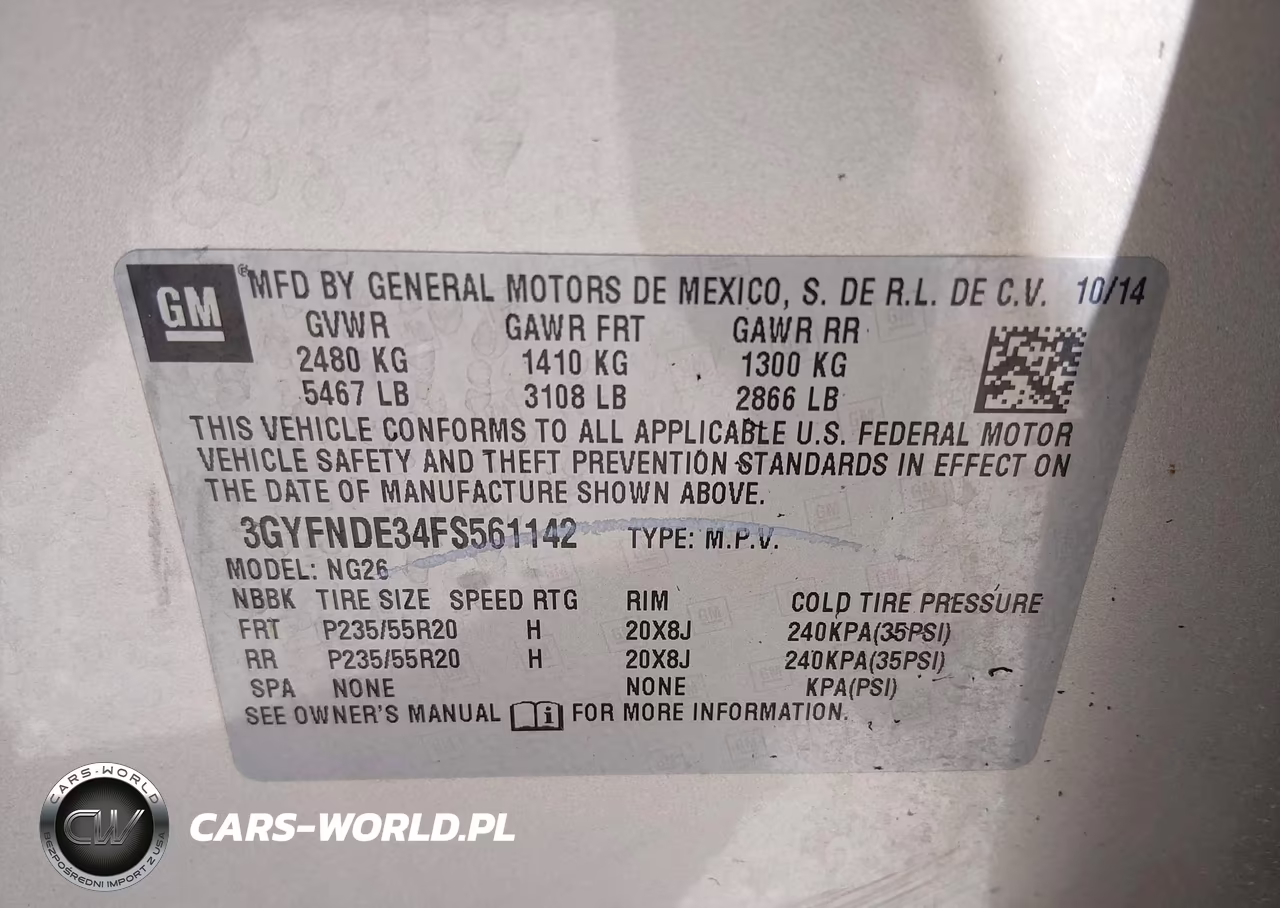 2015 Cadillac Srx Premium Collection VIN:3GYFNDE34FS561142 - 9