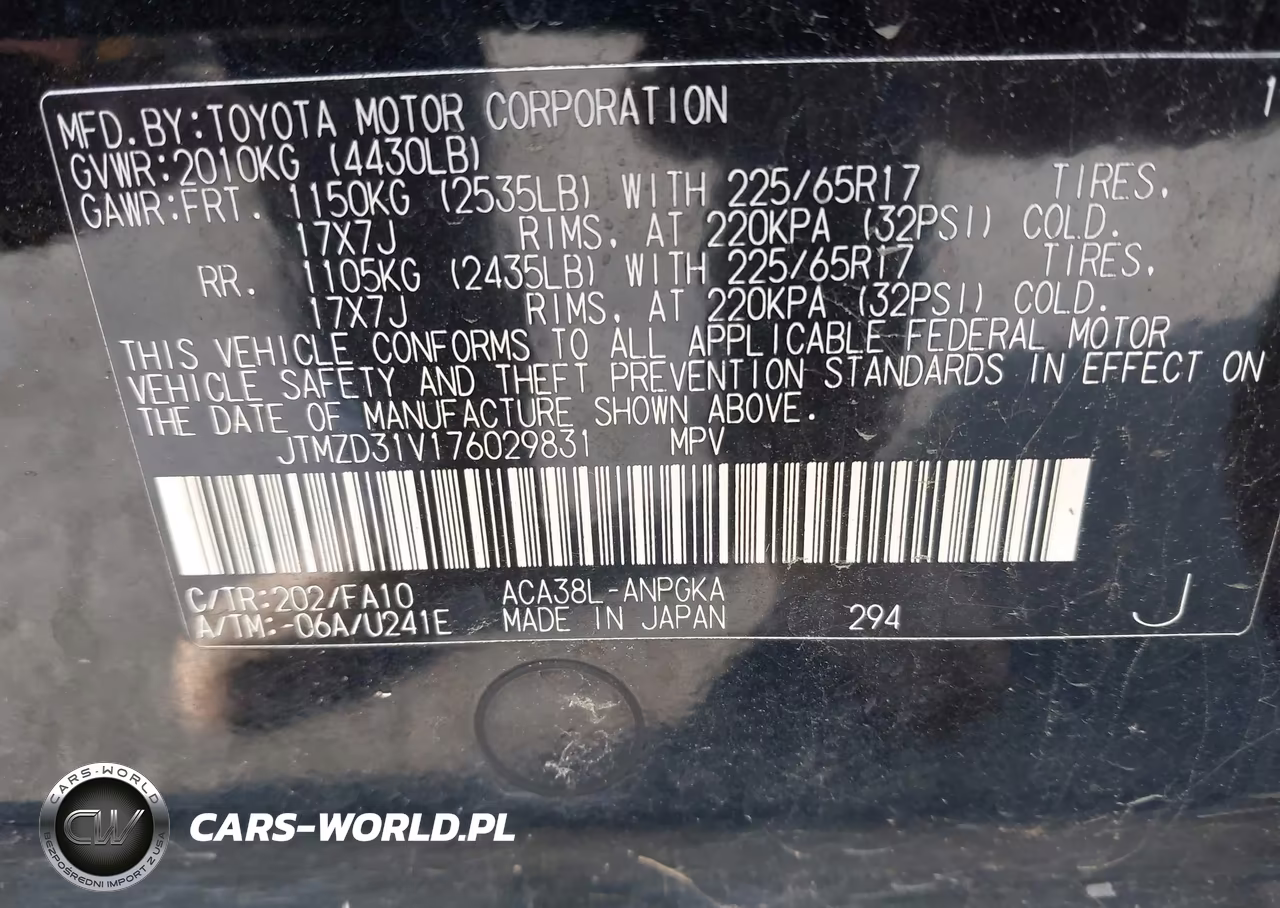 2007 Toyota Rav4 Limited VIN:JTMZD31V176029831 - 9