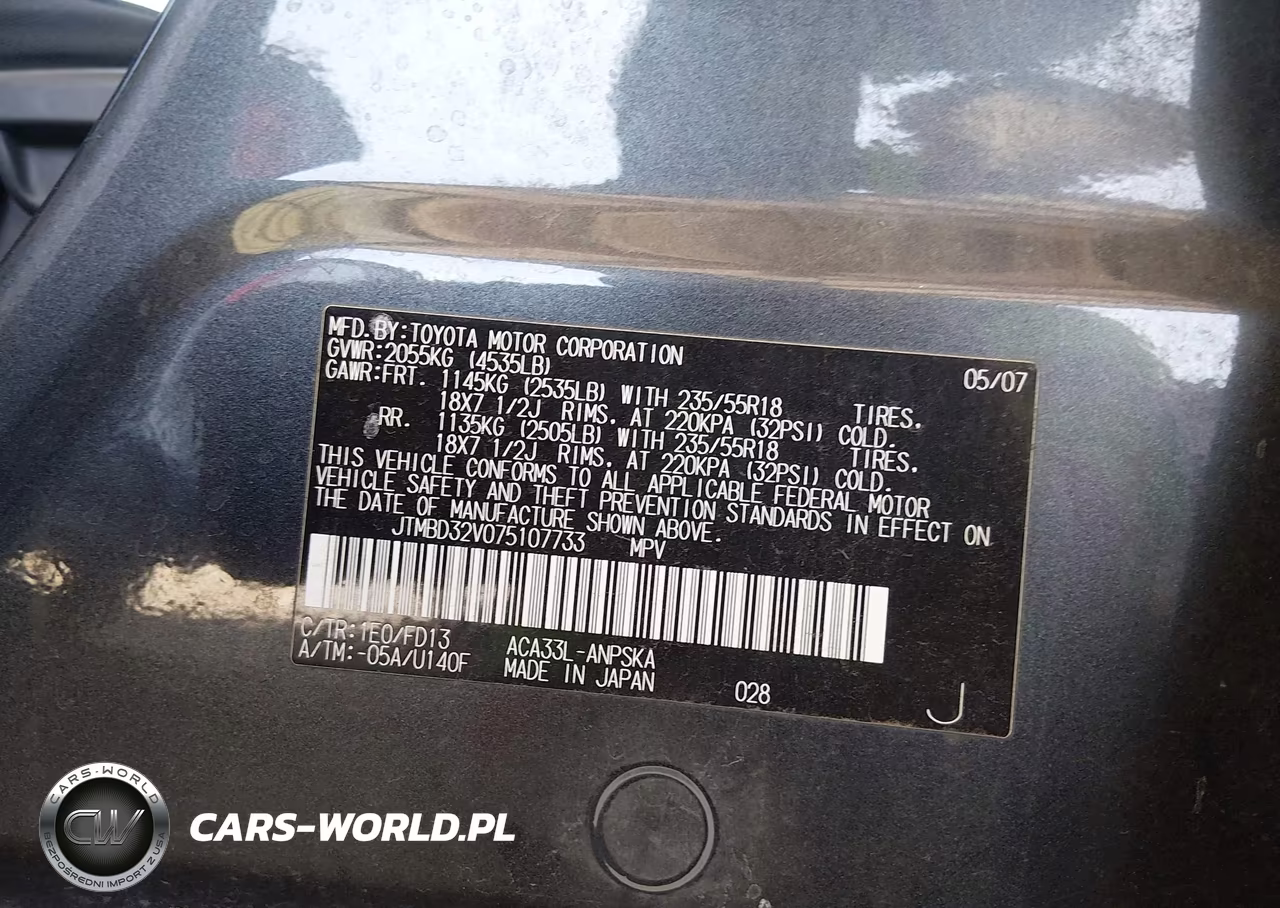 2007 Toyota Rav4 Sport VIN:JTMBD32V075107733 - 9