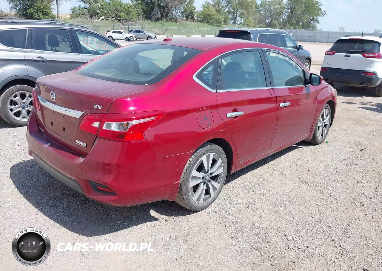 2019 Nissan Sentra Sv VIN:3N1AB7AP7KY409627 - 4