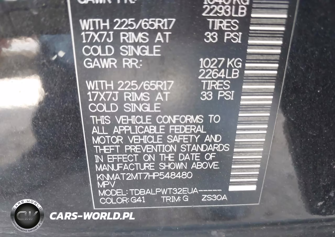 2017 Nissan Rogue S VIN:KNMAT2MT7HP548480 - 9