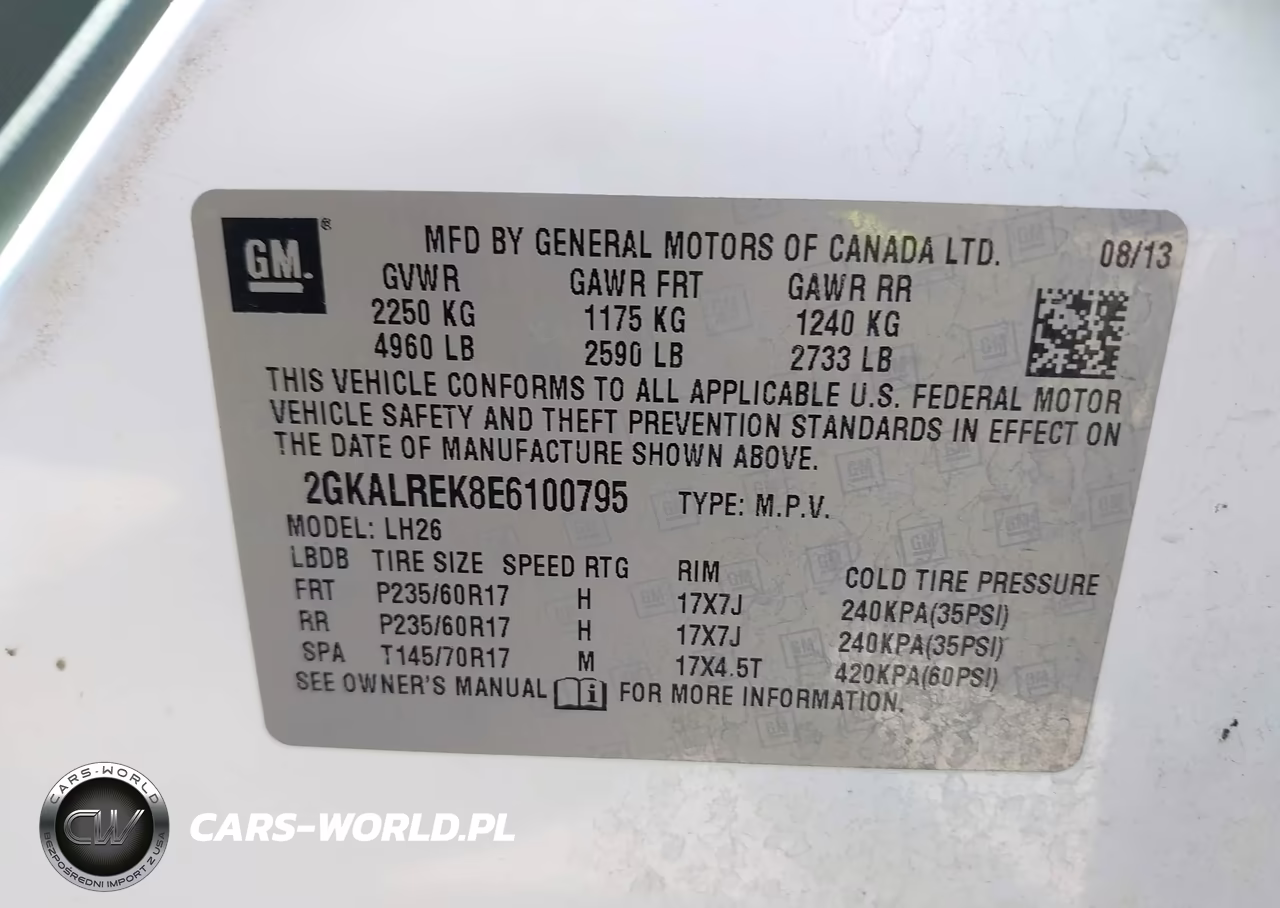 2014 GMC Terrain Sle-2 VIN:2GKALREK8E6100795 - 9