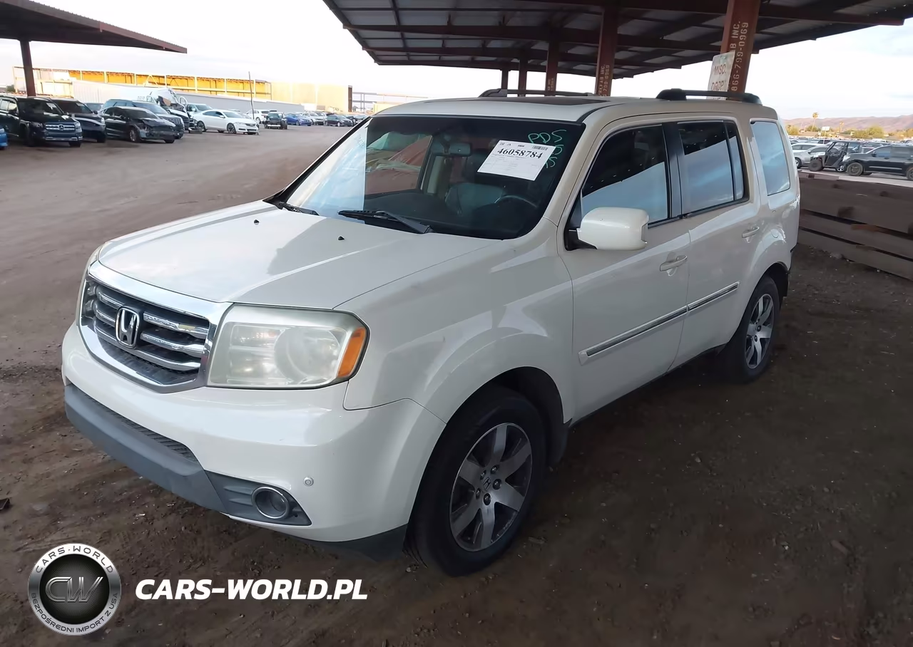 2013 Honda Pilot Touring VIN:5FNYF3H90DB016227 - 2