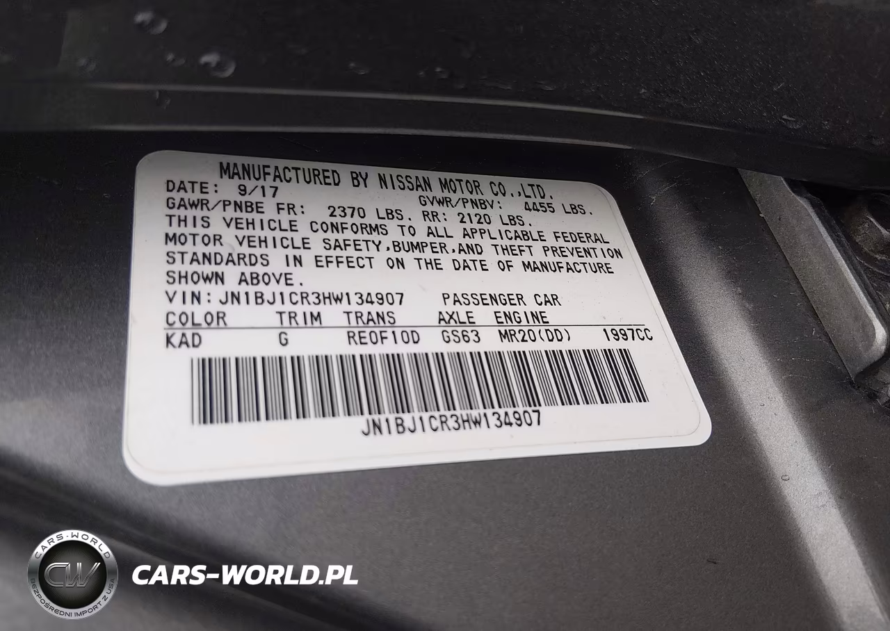 2017 Nissan Rogue Sport Sv VIN:JN1BJ1CR3HW134907 - 9