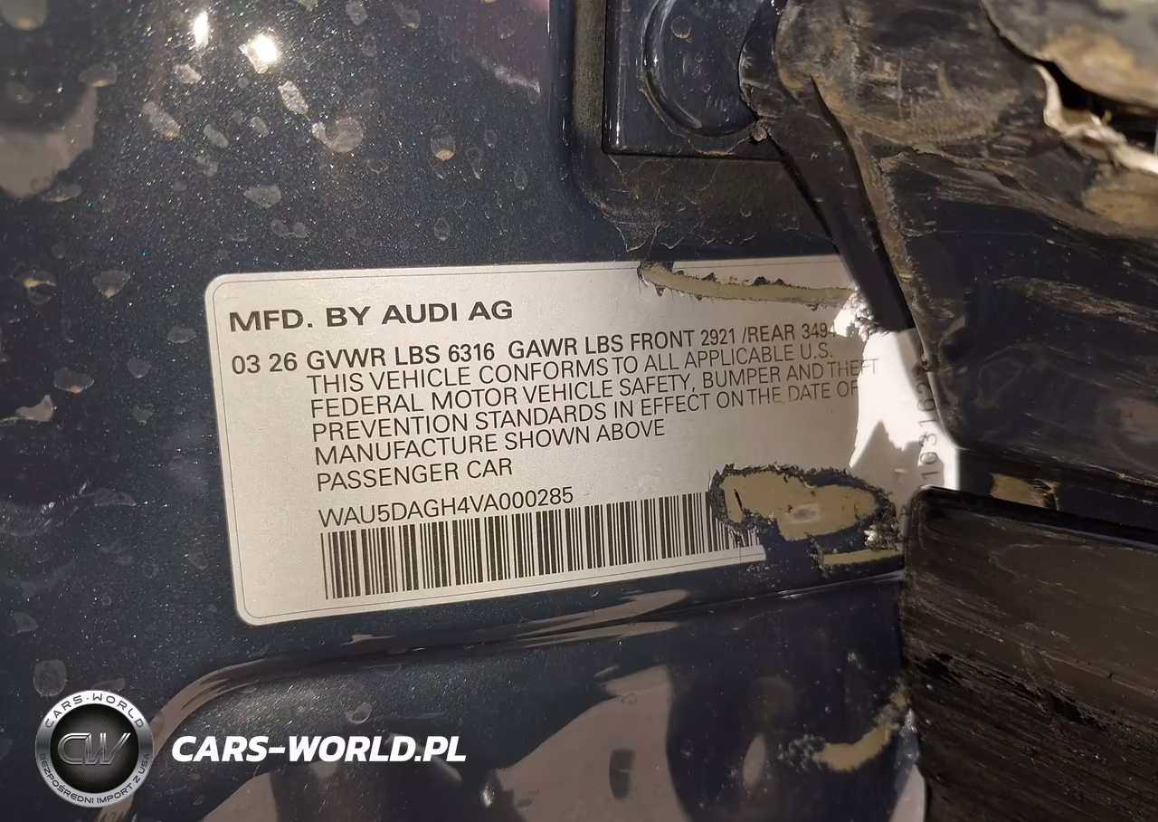 2027 Audi A6 VIN:WAU5DAGH4VA000285 - 9