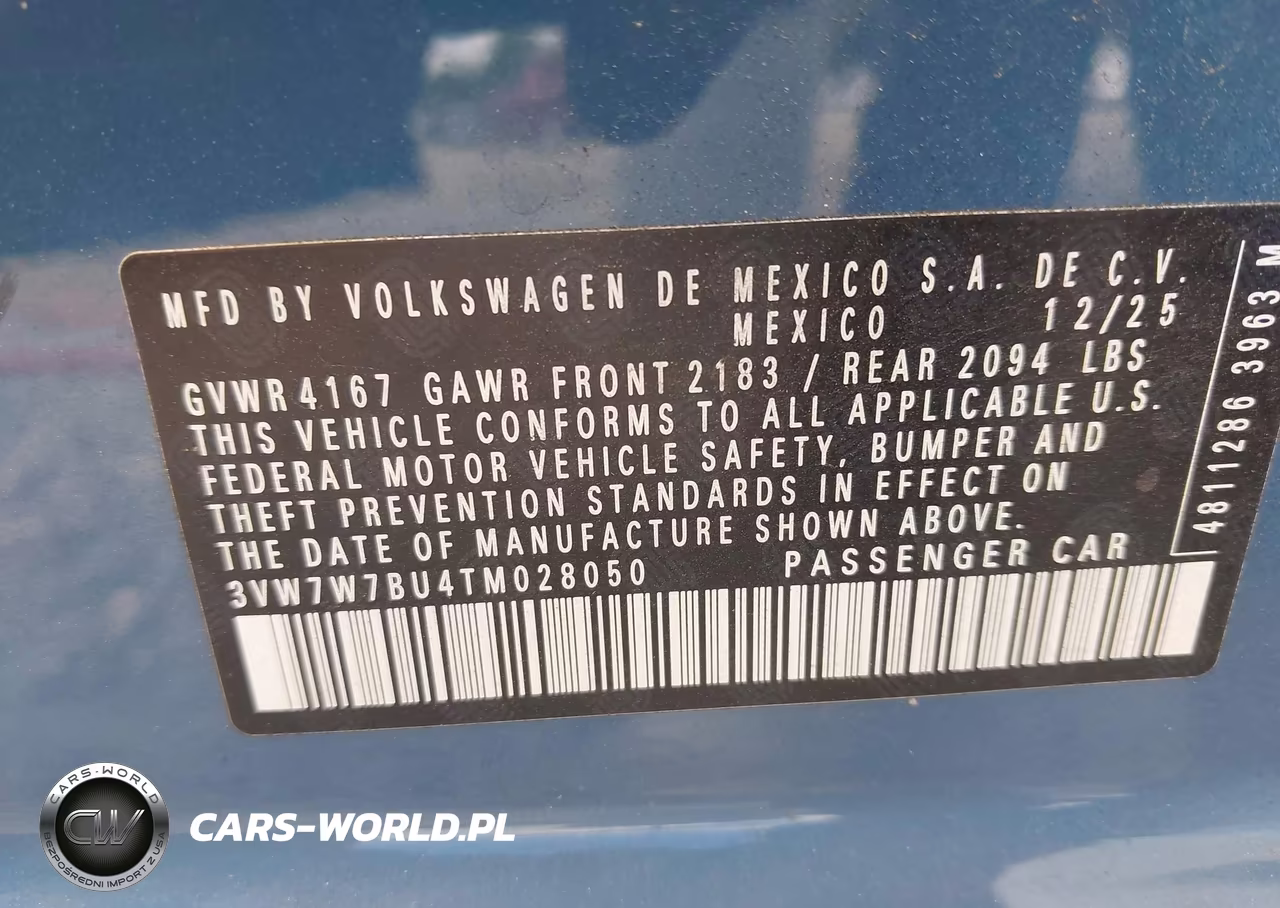 2026 Volkswagen Jetta Se VIN:3VW7W7BU4TM028050 - 9