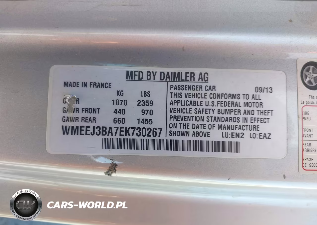 2014 Smart Fortwo Passion-Pure VIN:WMEEJ3BA7EK730267 - 9