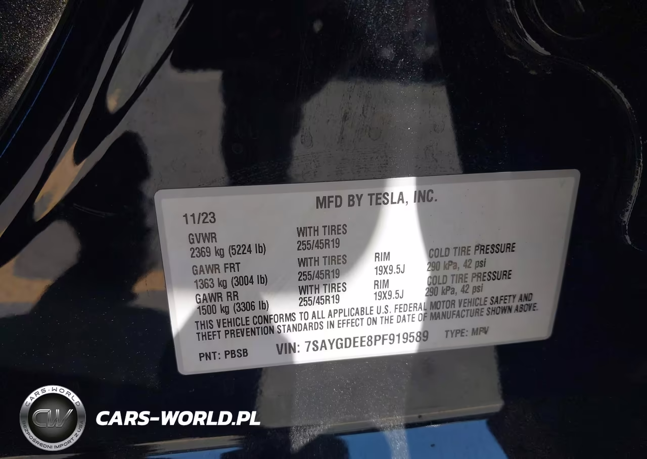 2023 Tesla Model Y Awd-Long Range Dual Motor All-Wheel Drive VIN:7SAYGDEE8PF919589 - 9