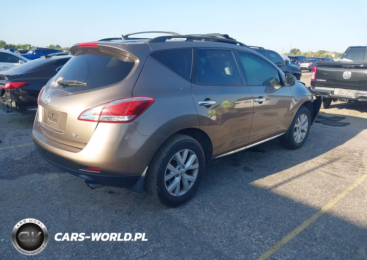 2012 Nissan Murano Sl VIN:JN8AZ1MU4CW104512 - 4
