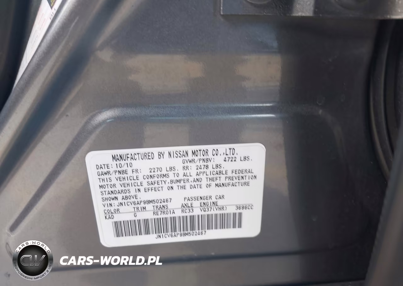 2011 Infiniti G37 Journey VIN:JN1CV6AP9BM502467 - 9