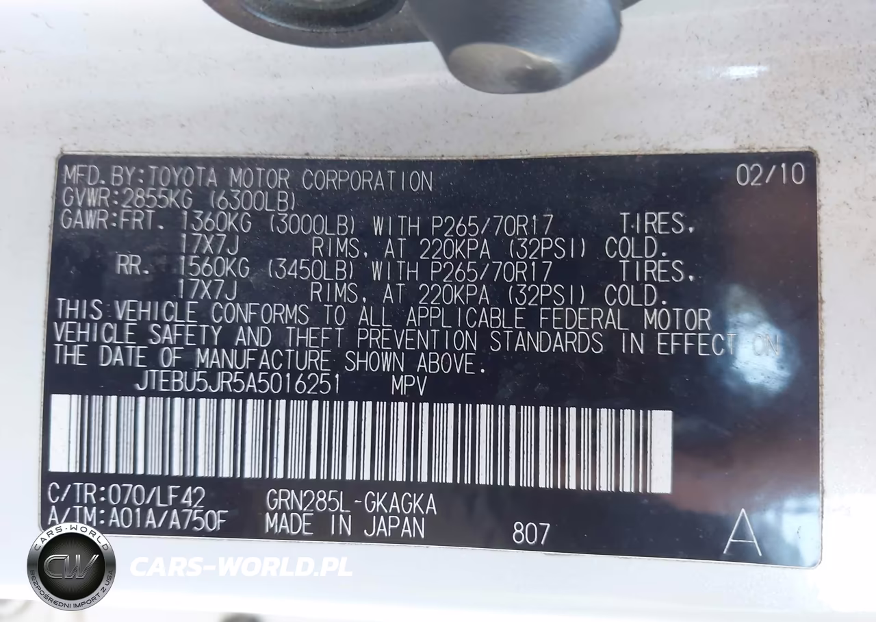 2010 Toyota 4Runner Sr5 V6 VIN:JTEBU5JR5A5016251 - 9