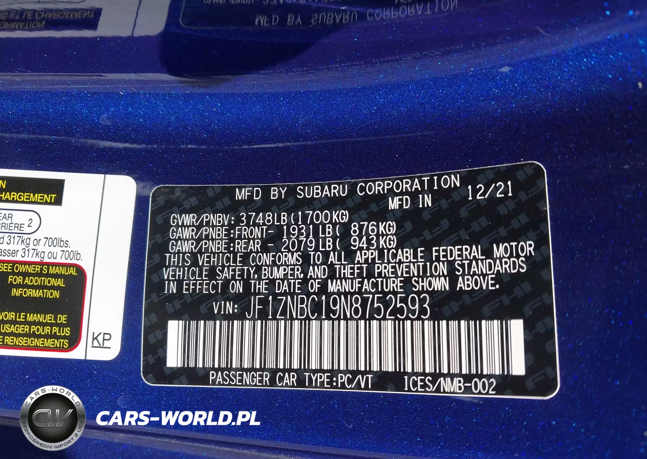 2022 Toyota Gr86 VIN:JF1ZNBC19N8752593 - 9