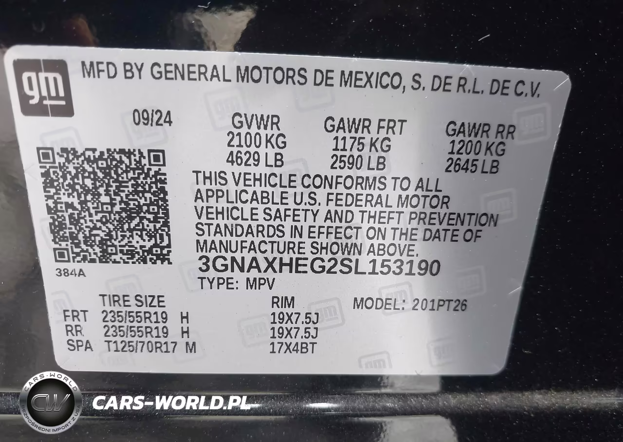 2025 Chevrolet Equinox Fwd Lt VIN:3GNAXHEG2SL153190 - 9