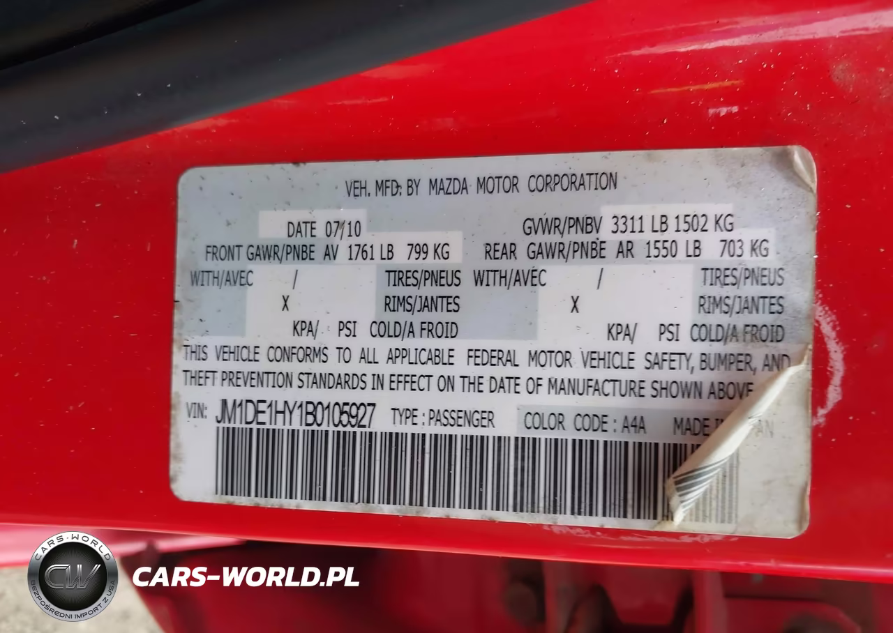 2011 Mazda Mazda2 Sport VIN:JM1DE1HY1B0105927 - 9