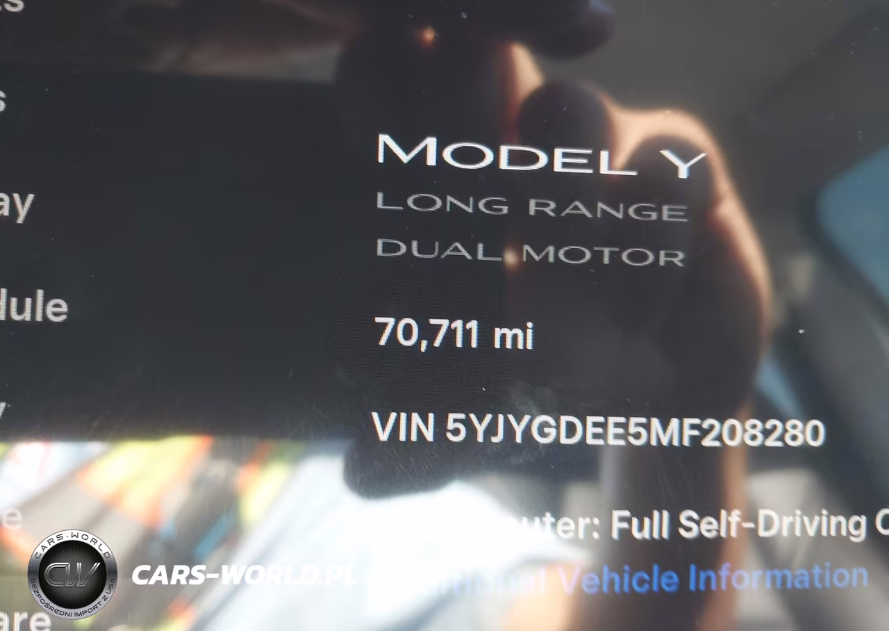 2021 Tesla Model Y Long Range Dual Motor All-Wheel Drive VIN:5YJYGDEE5MF208280 - 15