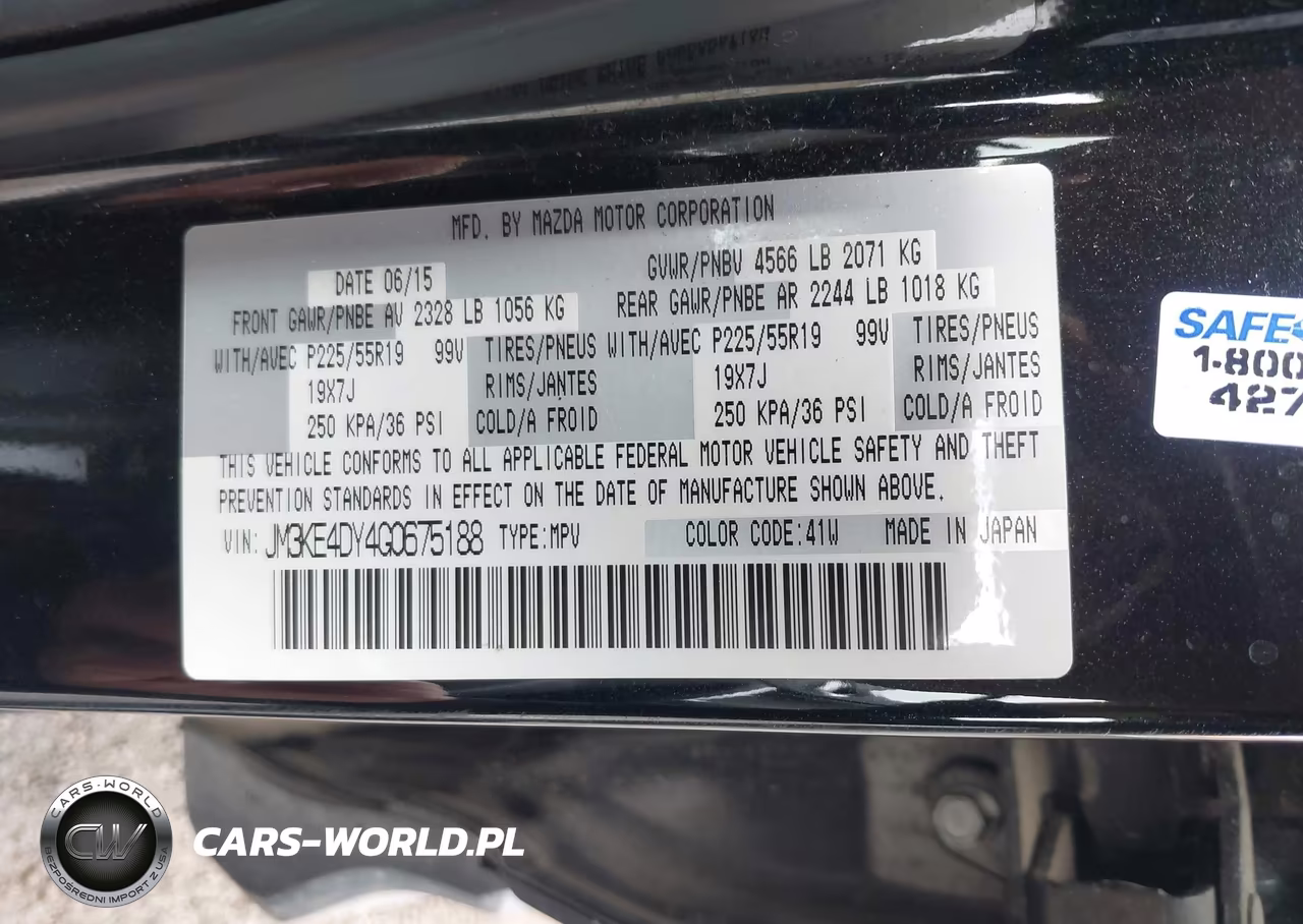 2016 Mazda Cx-5 Grand Touring VIN:JM3KE4DY4G0675188 - 9