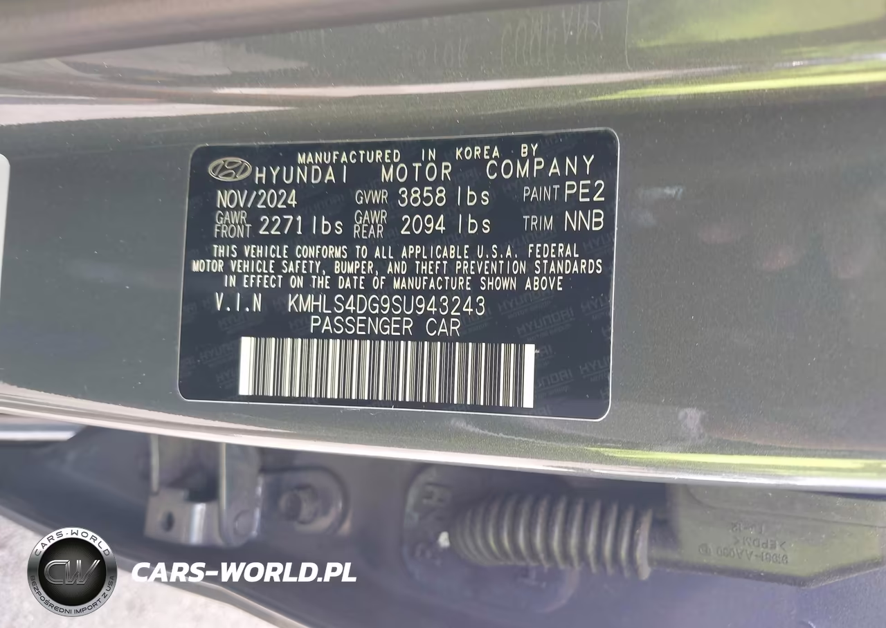 2025 Hyundai Elantra Sel Convenience VIN:KMHLS4DG9SU943243 - 9
