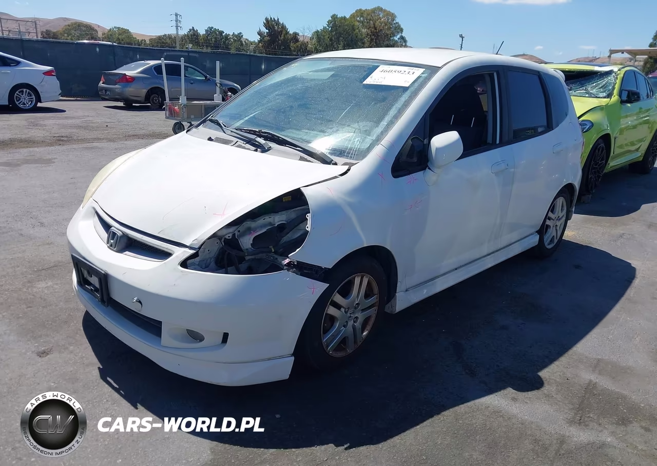 2007 Honda Fit Sport VIN:JHMGD38637S060588 - 2