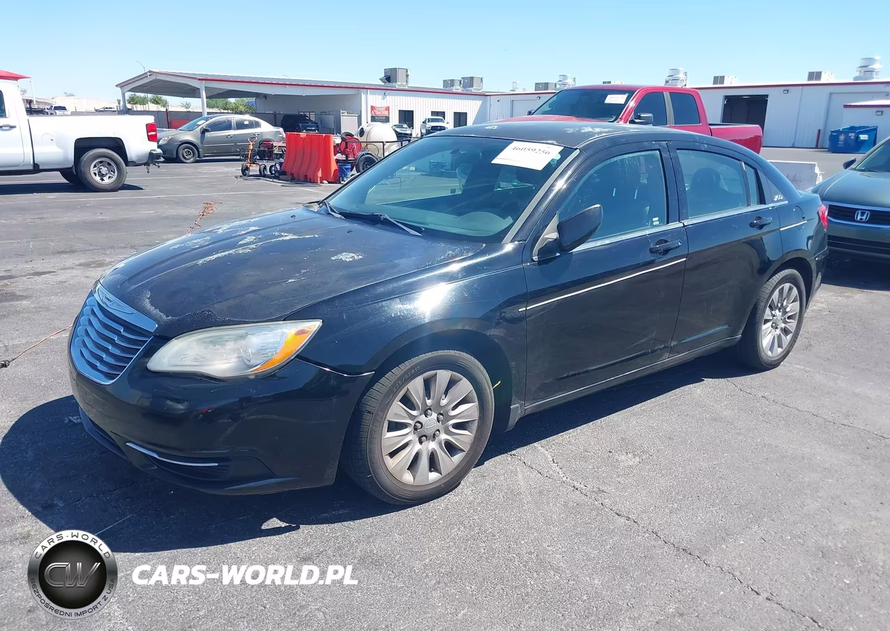2012 Chrysler 200 Lx VIN:1C3CCBAB2CN166886 - 2