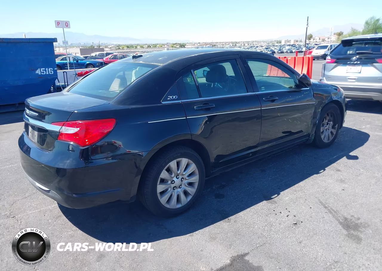 2012 Chrysler 200 Lx VIN:1C3CCBAB2CN166886 - 4