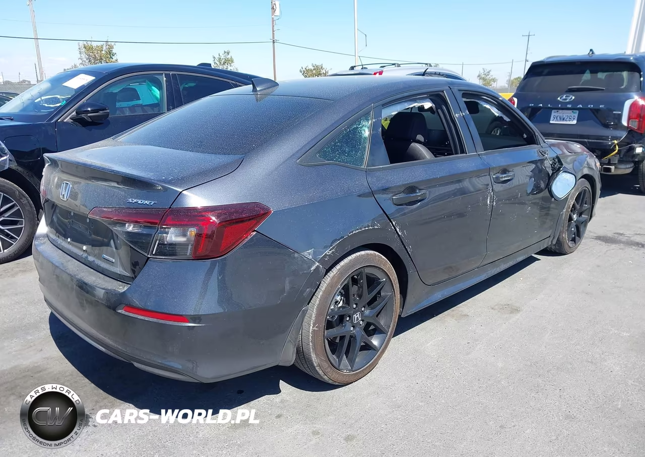 2025 Honda Civic Hybrid Sport-Sport Touring VIN:2HGFE4F88SH341548 - 4