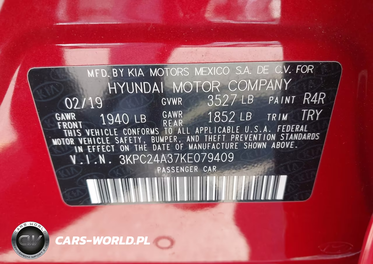 2019 Hyundai Accent Se VIN:3KPC24A37KE079409 - 9