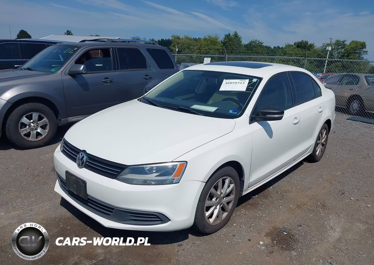 2012 Volkswagen Jetta 2.5L Se VIN:3VWDP7AJ3CM470258 - 2
