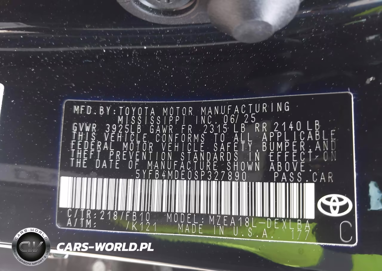 2025 Toyota Corolla Le VIN:5YFB4MDE0SP327890 - 9
