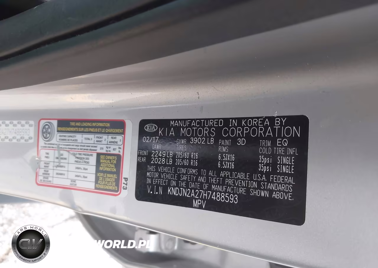 2017 Kia Soul VIN:KNDJN2A27H7488593 - 9