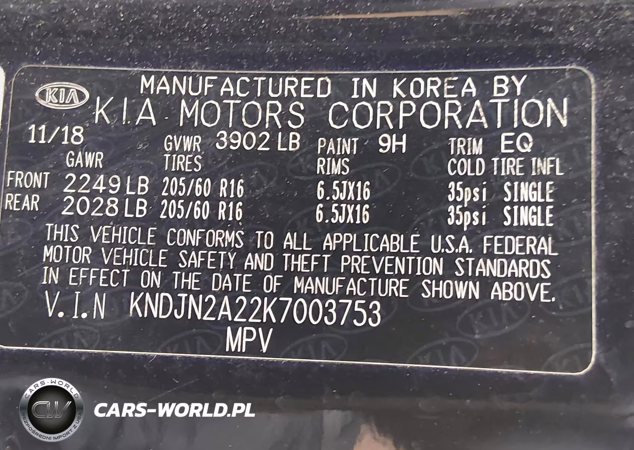 2019 Kia Soul VIN:KNDJN2A22K7003753 - 9