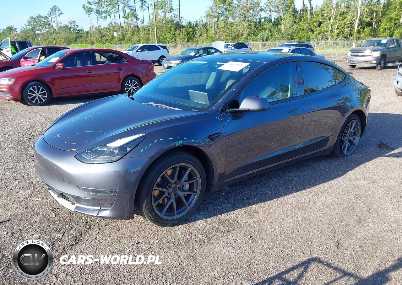 2021 Tesla Model 3 Standard Range Plus Rear-Wheel Drive VIN:5YJ3E1EA9MF086017 - 2
