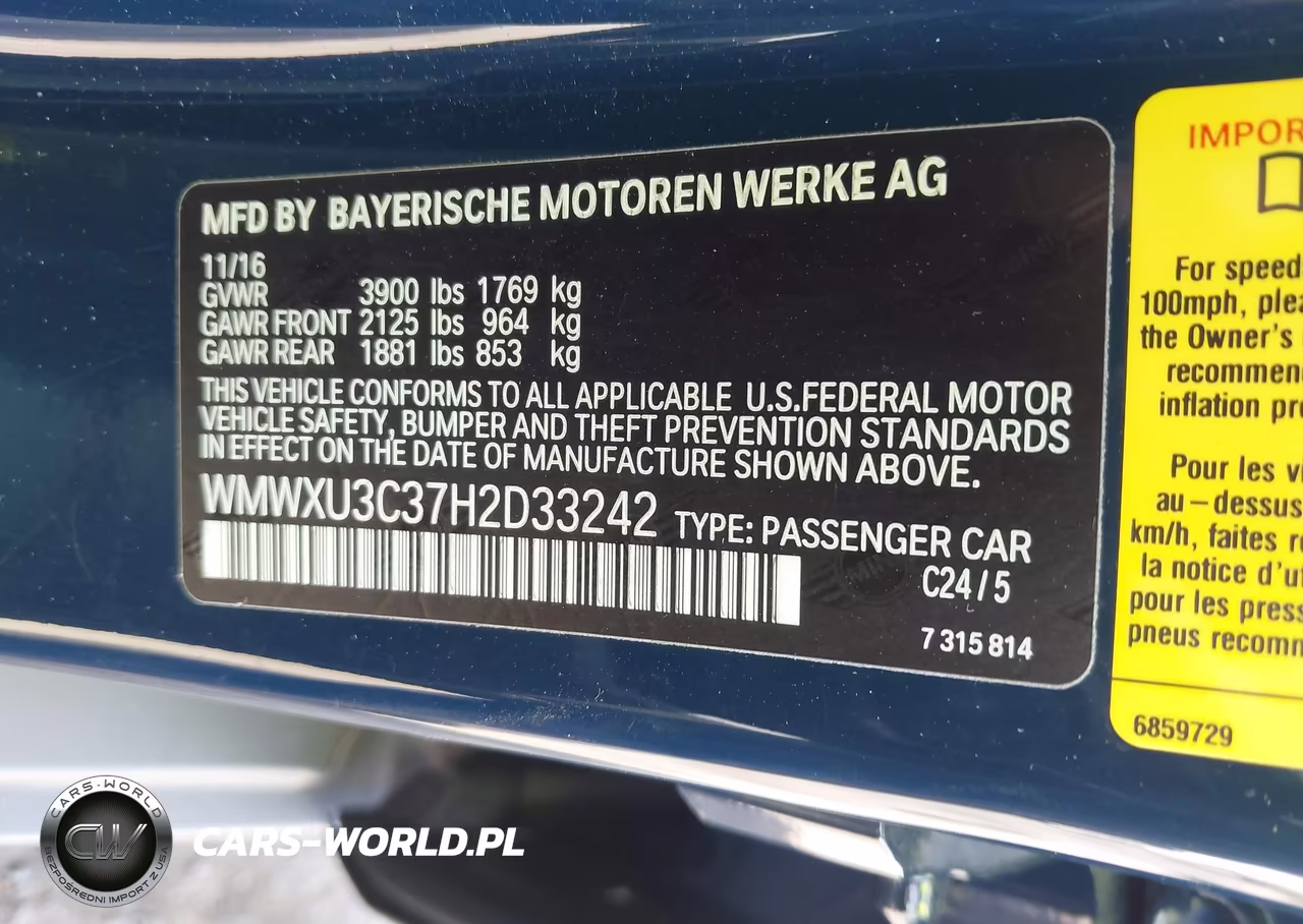 2017 Mini Hardtop Cooper S VIN:WMWXU3C37H2D33242 - 9