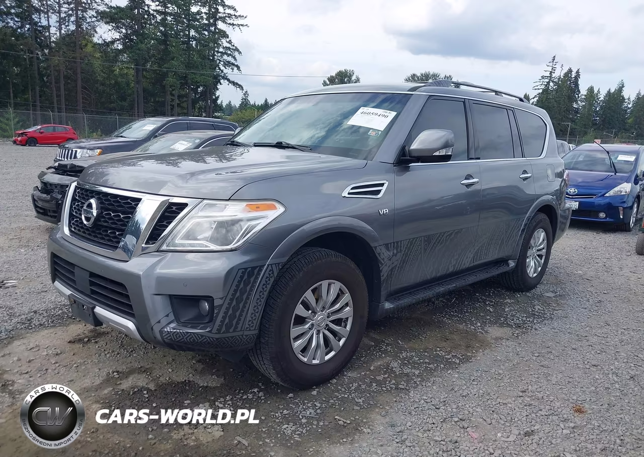2017 Nissan Armada Sv VIN:JN8AY2NC6H9501207 - 2
