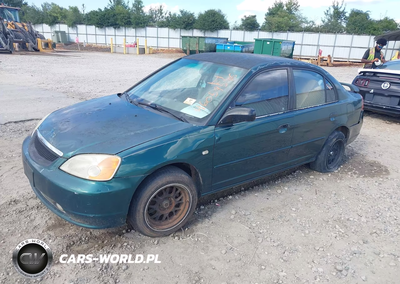 2001 Honda Civic Lx VIN:2HGES15551H516654 - 2