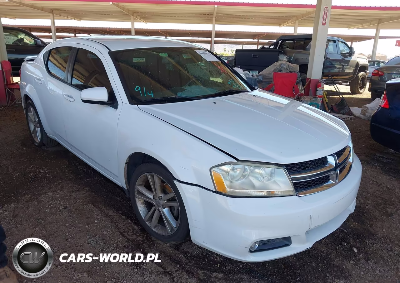 2012 Dodge Avenger Sxt Plus VIN:1C3CDZEG4CN117071 - 1