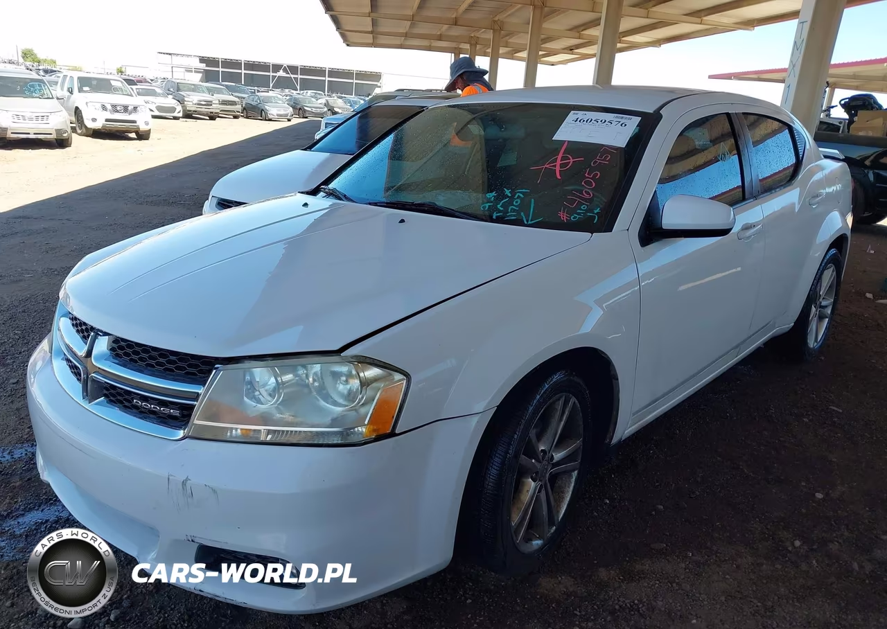 2012 Dodge Avenger Sxt Plus VIN:1C3CDZEG4CN117071 - 2