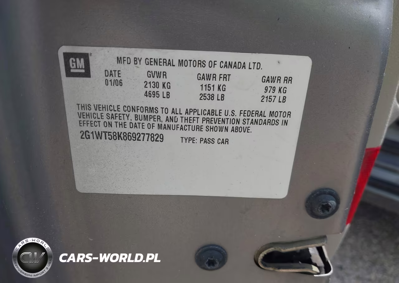 2006 Chevrolet Impala Lt VIN:2G1WT58K869277829 - 9