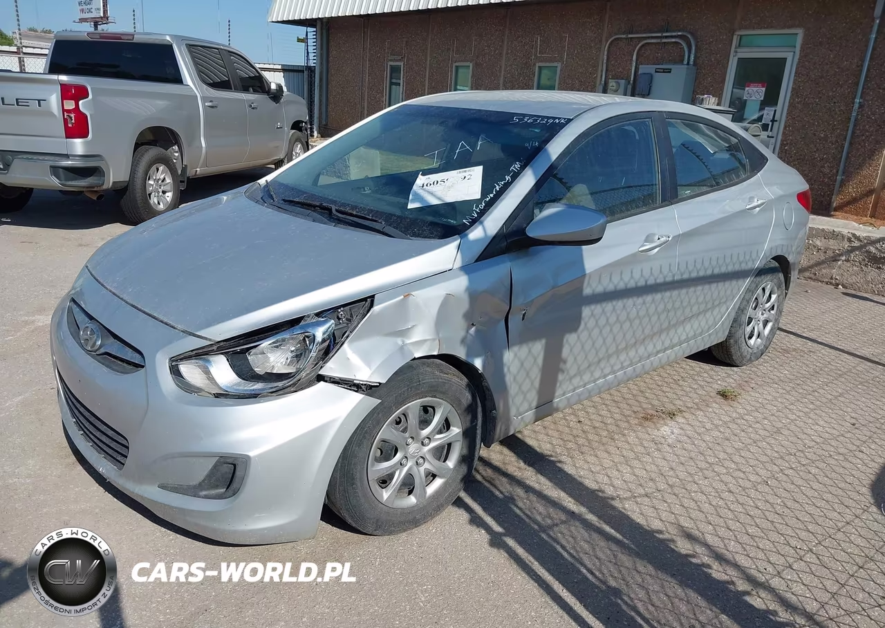 2013 Hyundai Accent Gls VIN:KMHCT4AE7DU536329 - 2
