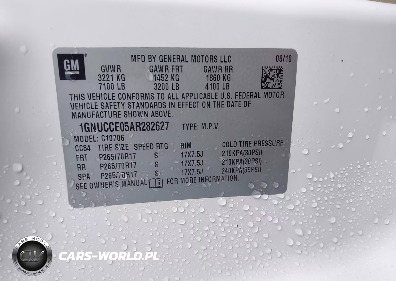 2010 Chevrolet Tahoe Ltz VIN:1GNUCCE05AR282627 - 9