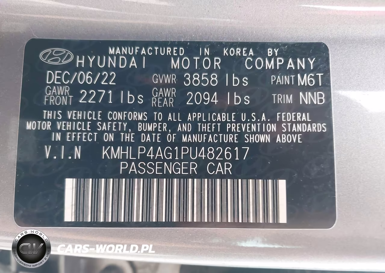 2023 Hyundai Elantra Limited VIN:KMHLP4AG1PU482617 - 9