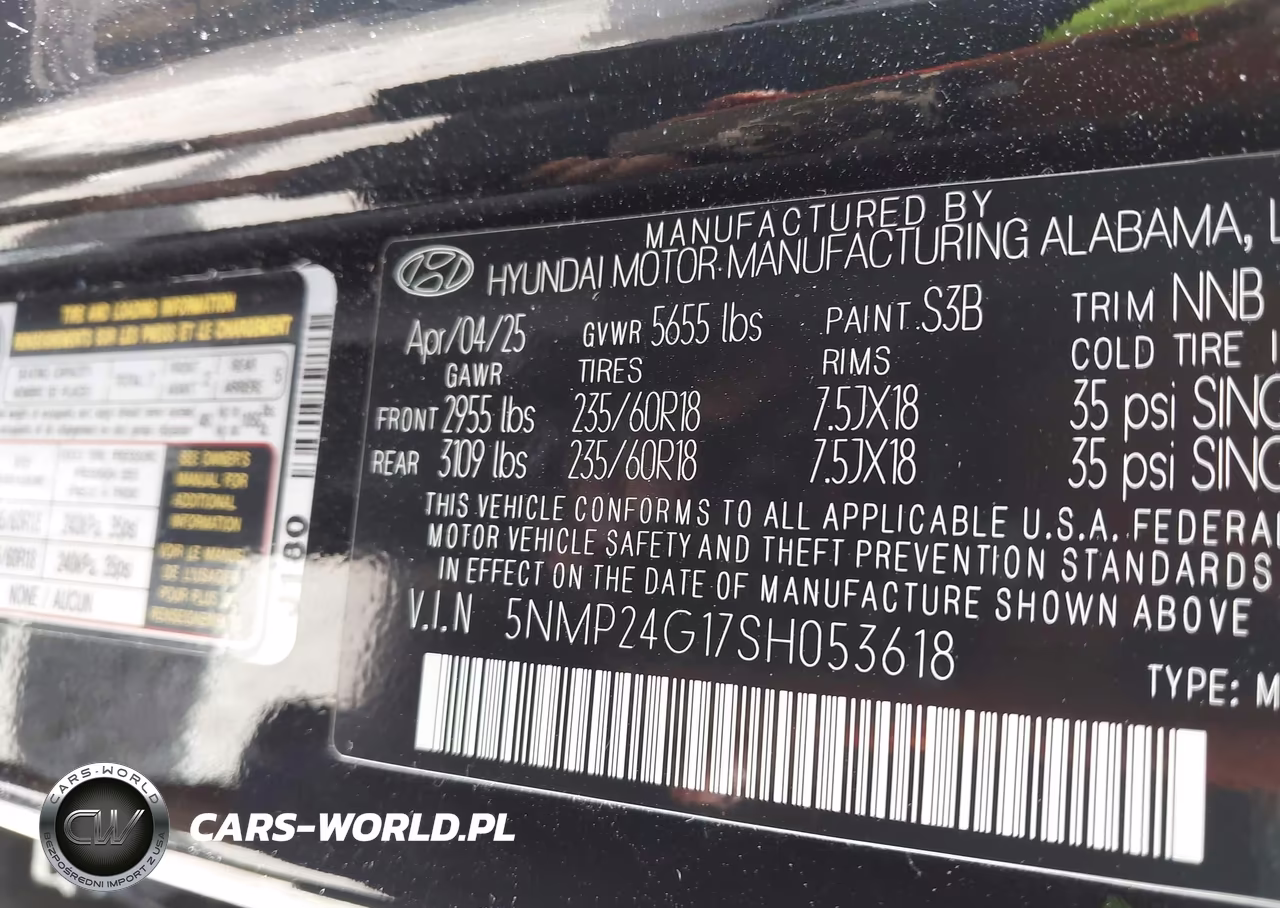 2025 Hyundai Santa Fe Hybrid Sel VIN:5NMP24G17SH053618 - 9