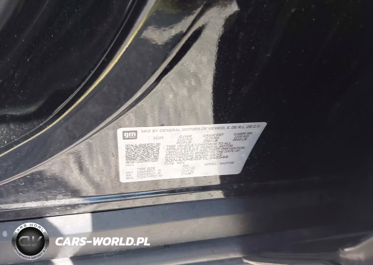 2026 Chevrolet Equinox Fwd Lt VIN:3GNAXHEG9TL348544 - 9