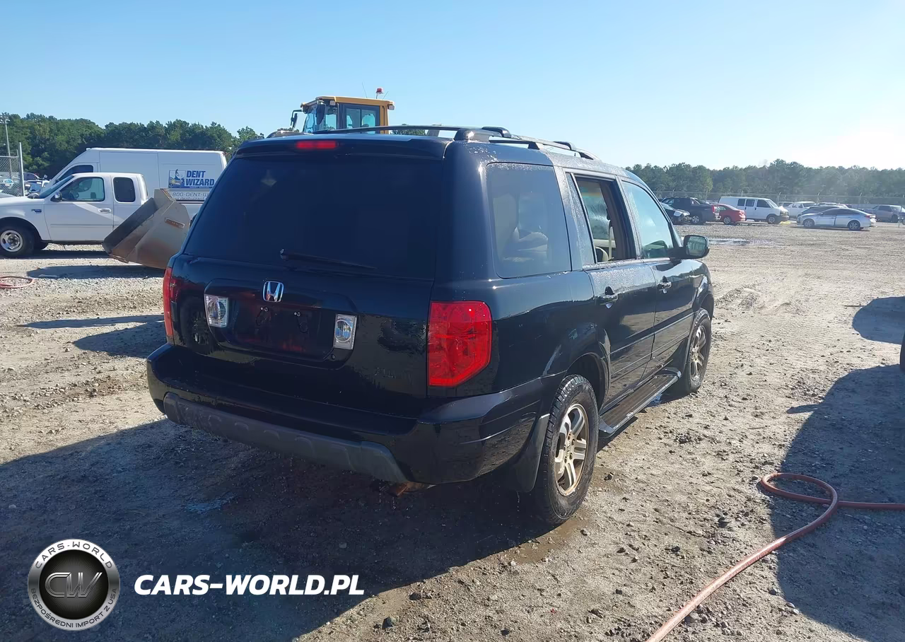 2004 Honda Pilot Ex-L VIN:2HKYF18744H598451 - 4