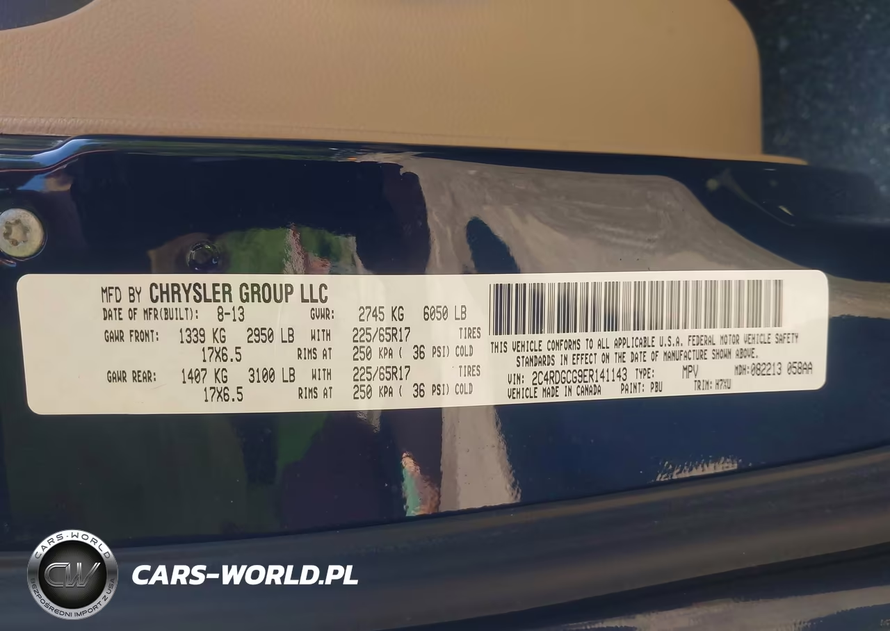 2014 Dodge Grand Caravan Sxt VIN:2C4RDGCG9ER141143 - 9