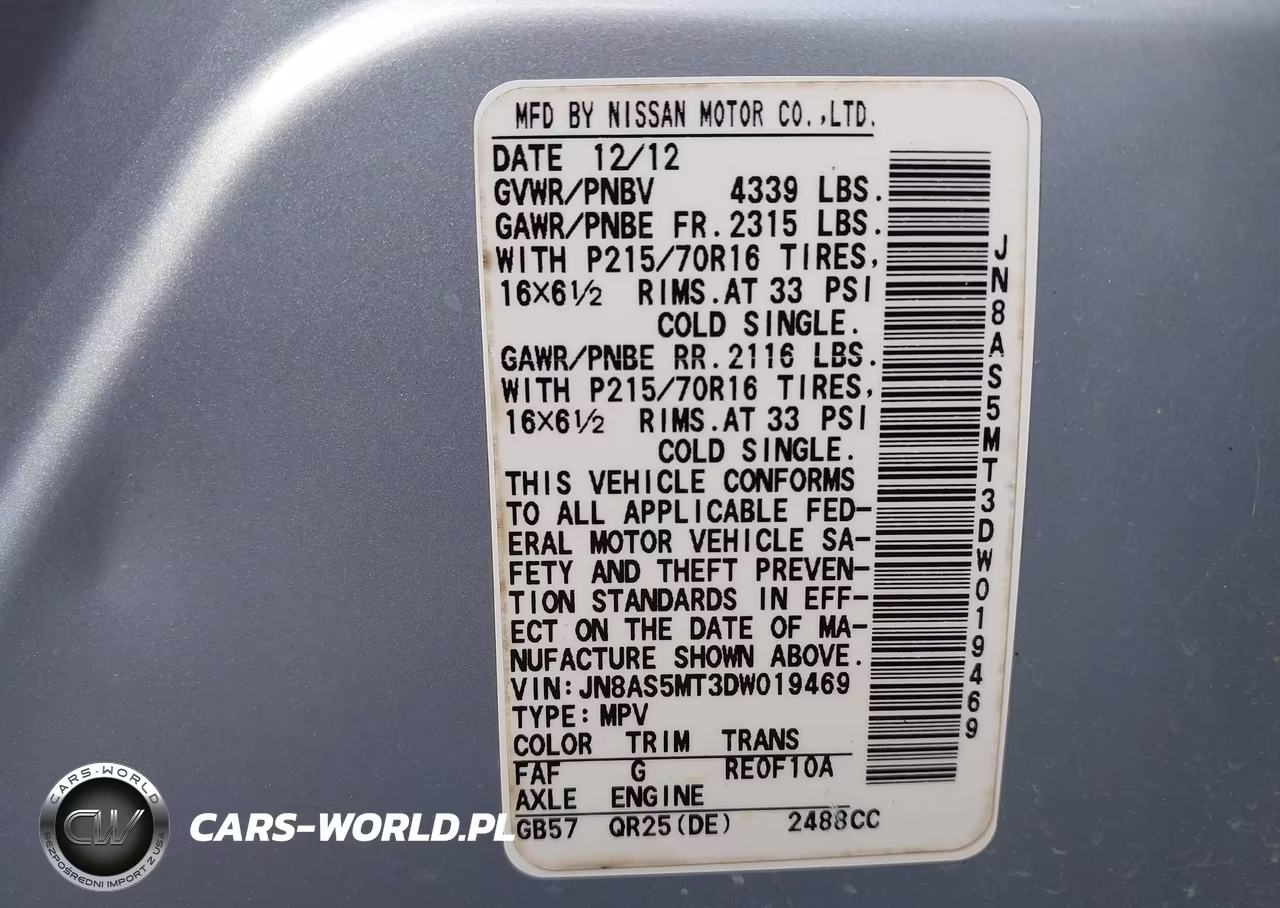2013 Nissan Rogue S VIN:JN8AS5MT3DW019469 - 9