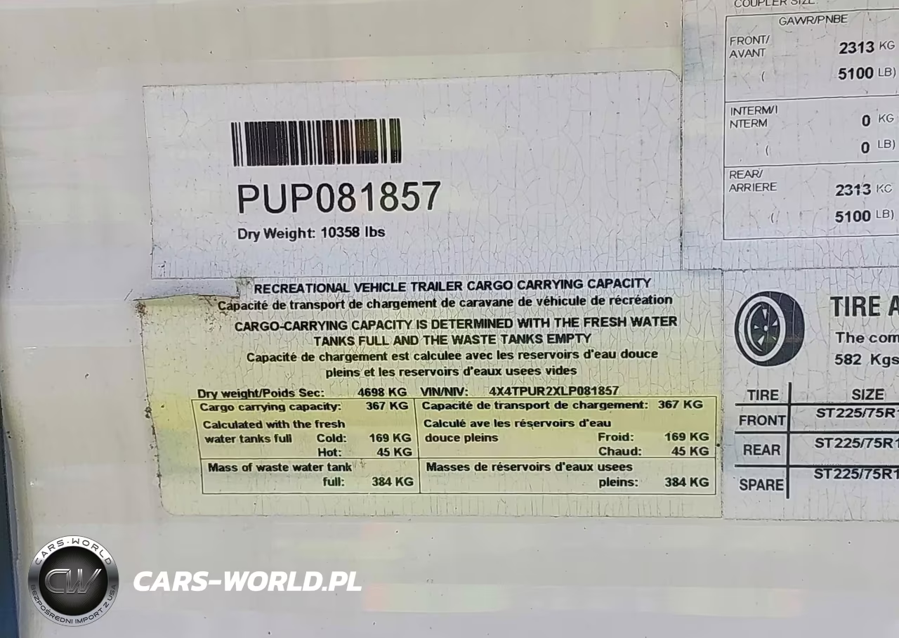 2020 Forest River Puma Destination Ser VIN:4X4TPUR2XLP081857 - 9