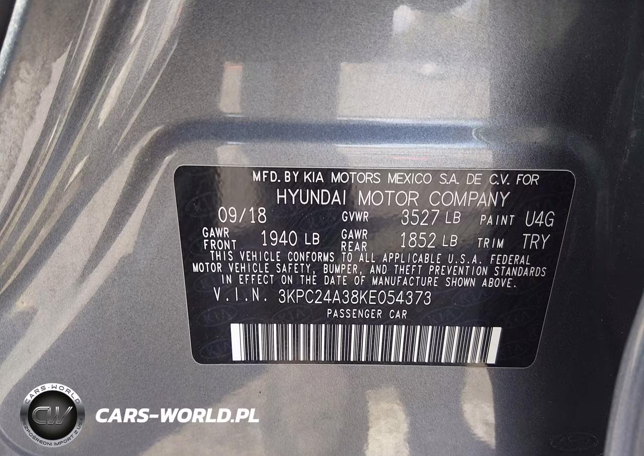 2019 Hyundai Accent Se VIN:3KPC24A38KE054373 - 9