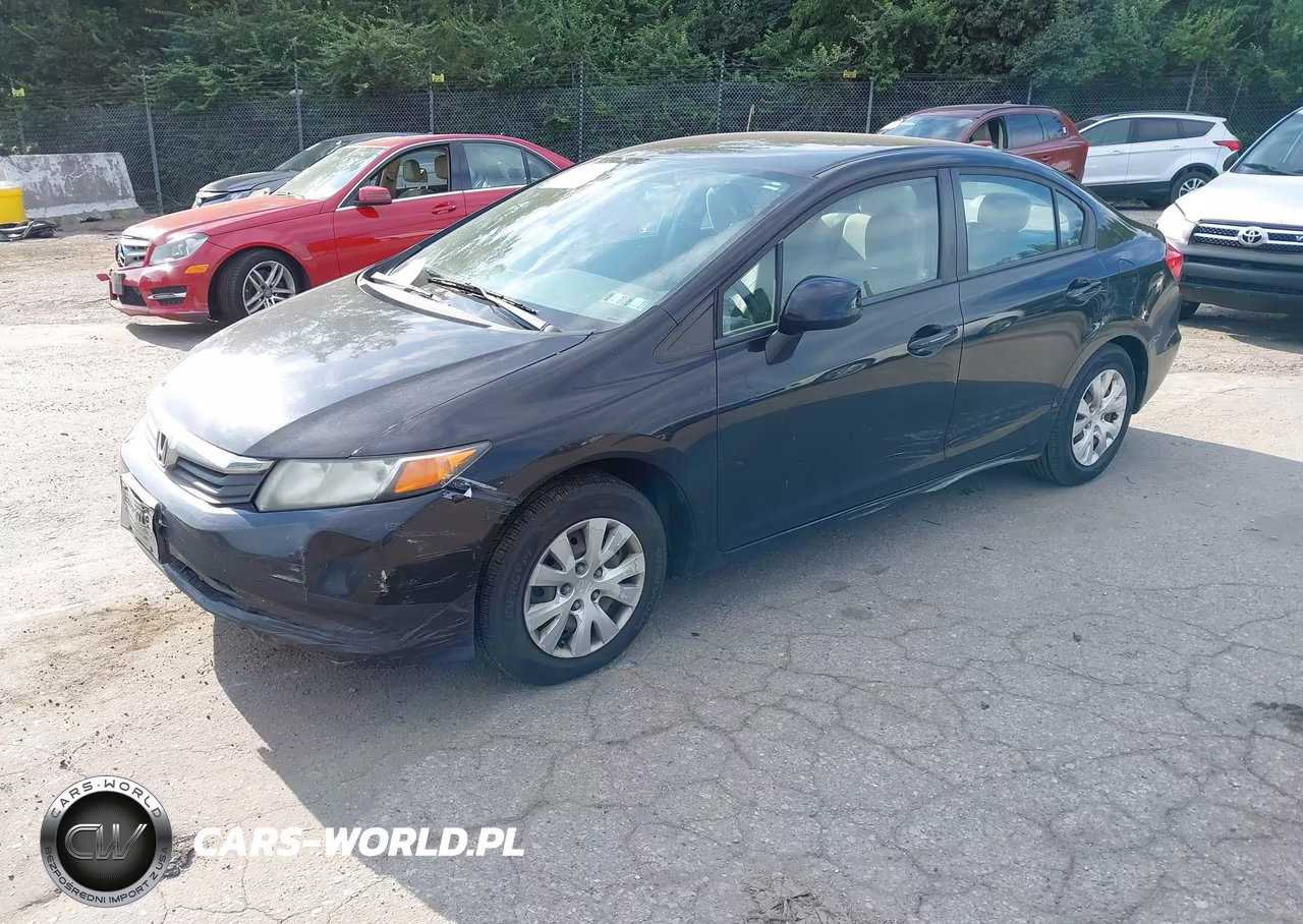 2012 Honda Civic Lx VIN:19XFB2F50CE377989 - 2