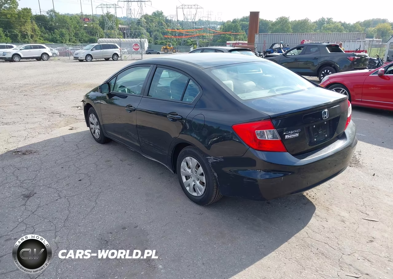 2012 Honda Civic Lx VIN:19XFB2F50CE377989 - 3